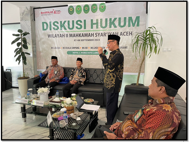 Diskusi Hukum Wilayah II Mahkamah Syar’iyah Aceh
