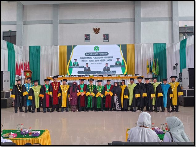 Ketua Mahkamah Syar’iyah Langsa Hadiri Undangan Pengukuhan Guru Besar IAIN Langsa