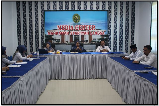 Rapat Koordinasi Mahkamah Syar’iyah Langsa