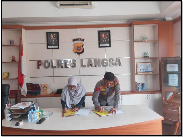 Kunjungan Kepala BSI Cabang Langsa Ke Mahkamah Syar’iyah Langsa