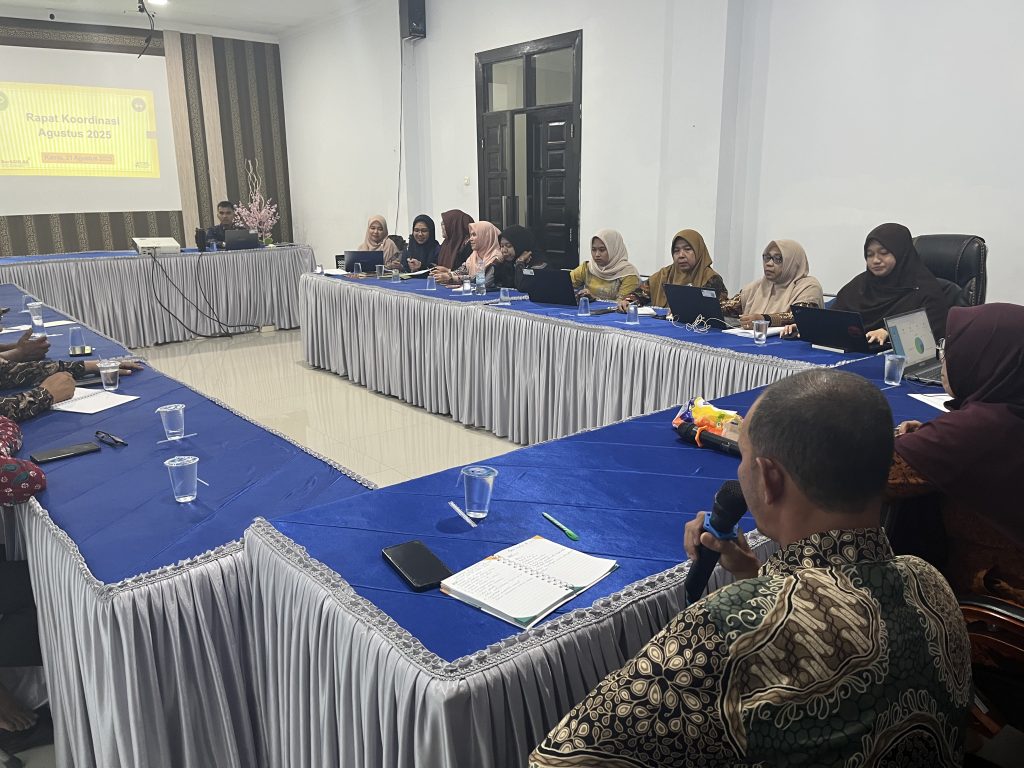 Rapat Koordinasi Bulanan Mahkamah Syar’iyah Langsa Sukses Dilaksanakan