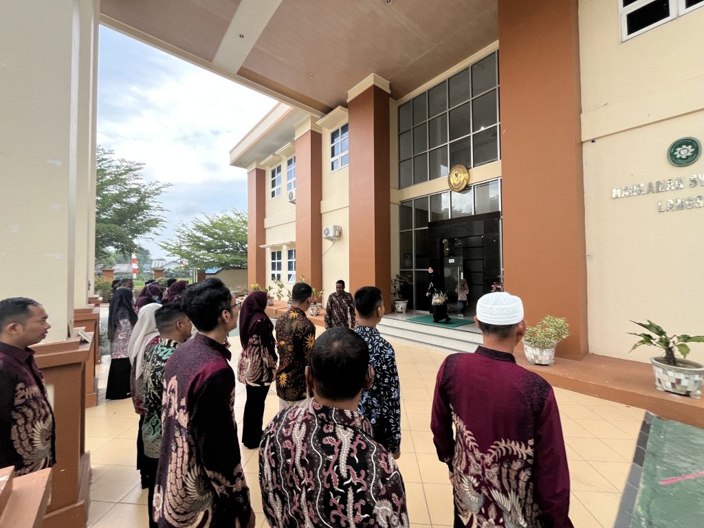 Hakim MS Langsa Pimpin Apel Jum’at Sore Mahkamah Syar’iyah Langsa