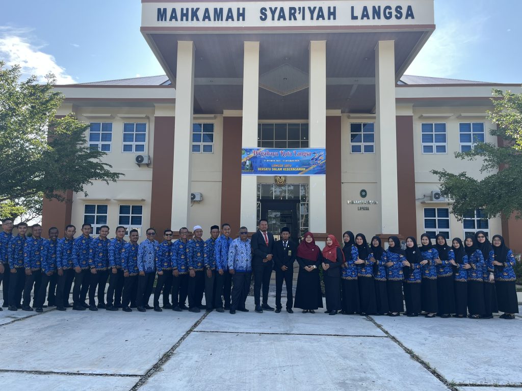 Layanan Sidang Keliling Mahkamah Syar’iyah Langsa di Kantor Kecamatan Langsa Lama
