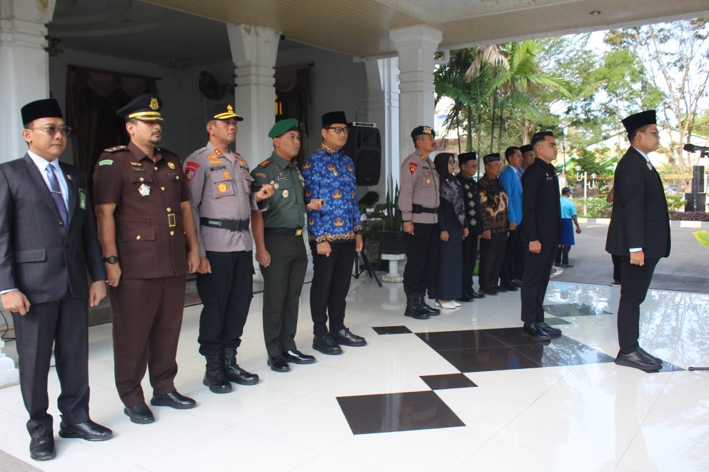 Briefing Pagi Petugas PTSP, Petugas Keamanan dan Posbakum Mahkamah Syar’iyah Langsa