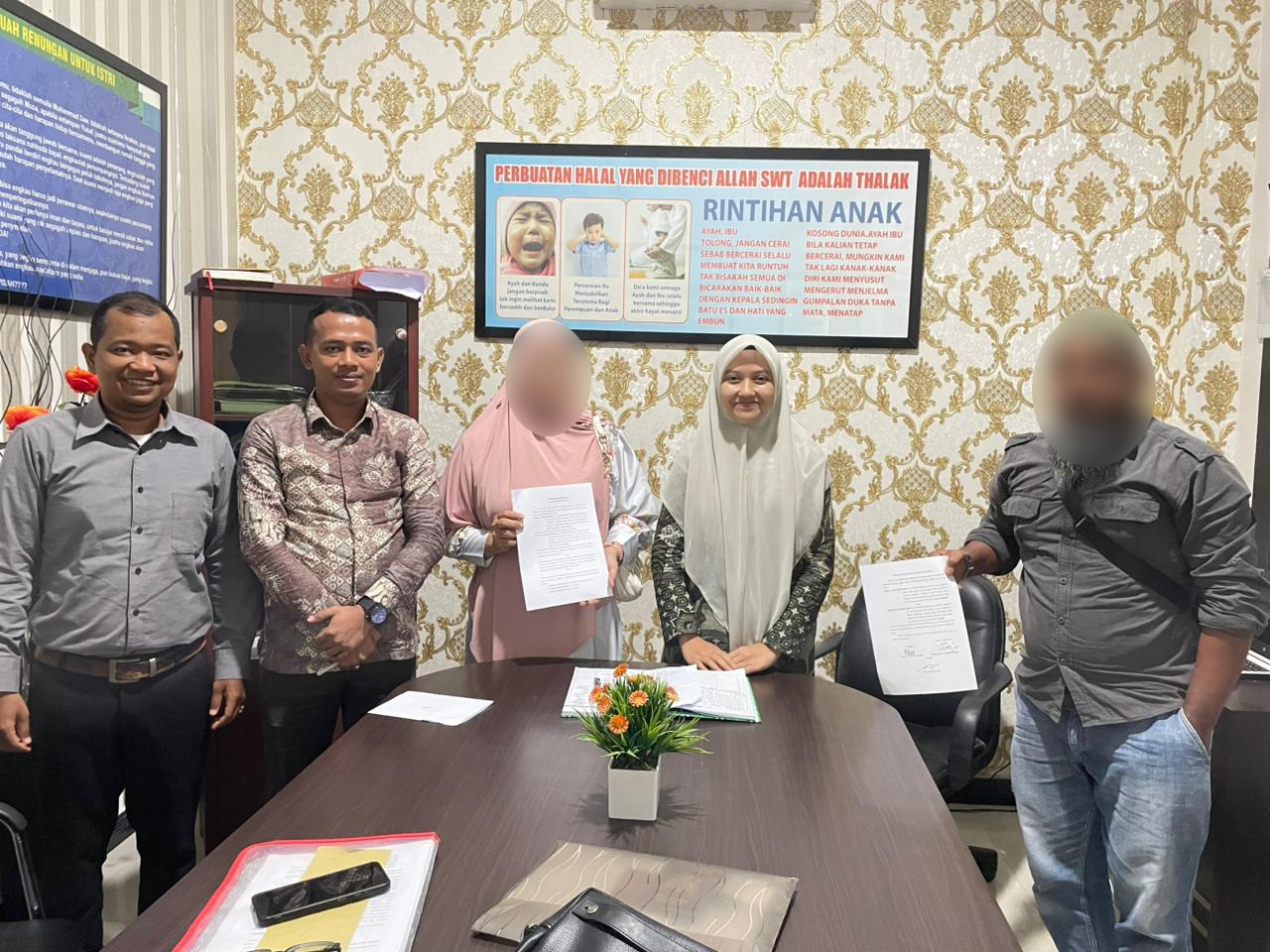 Mediasi Berhasil Sebagian dalam Perkara Cerai Gugat Oleh Mediator Non-Hakim MS Langsa