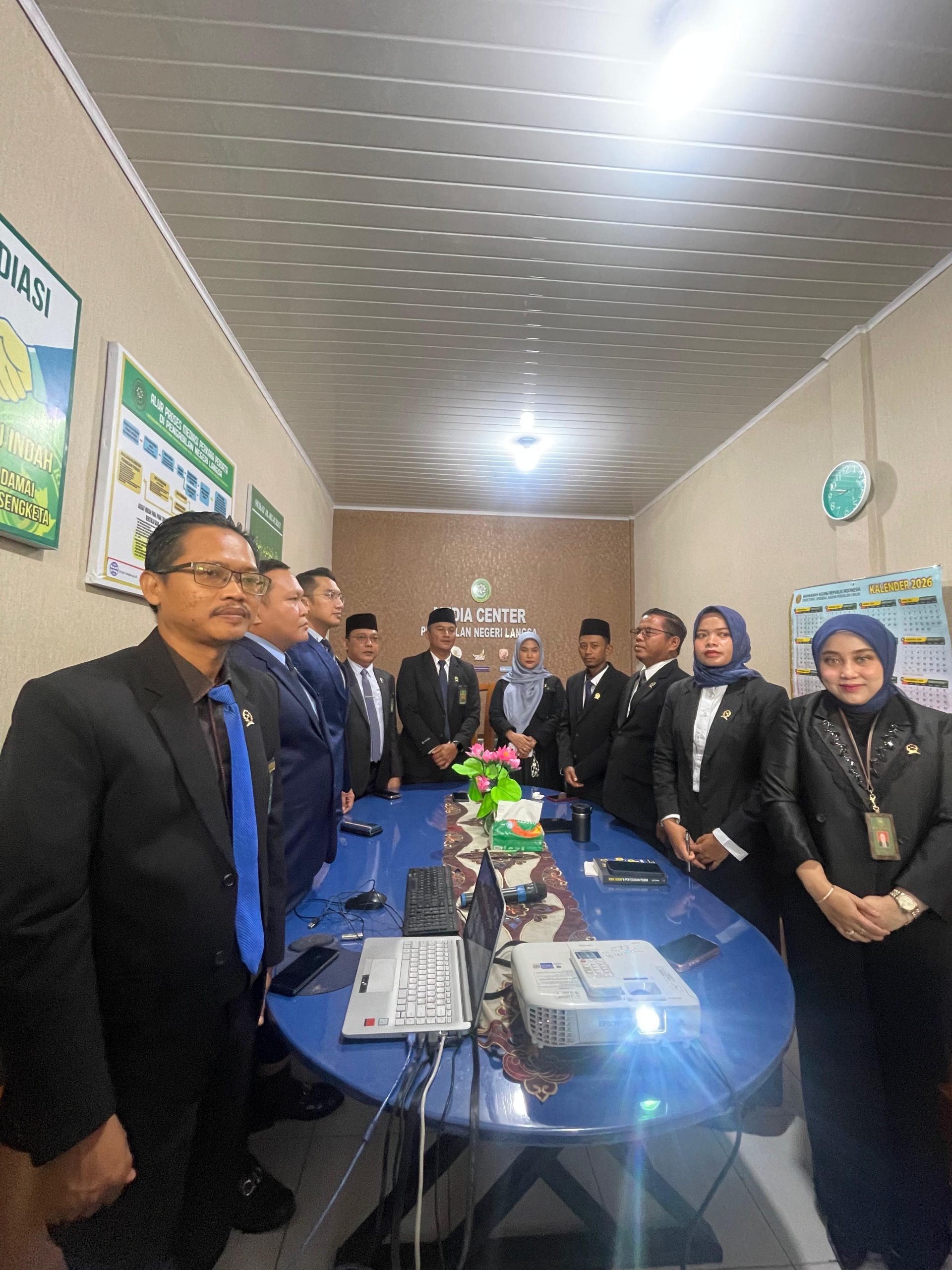 Hakim MS Langsa Ikuti Seminar Nasional HUT IKAHI ke-73 Secara Daring