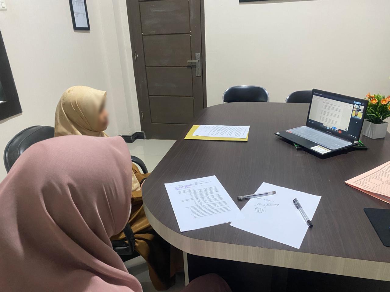 "Inovasi Layanan, Mediasi Hybrid Sebagian Terlaksana Sukses oleh Mediator Non-Hakim MS Langsa"