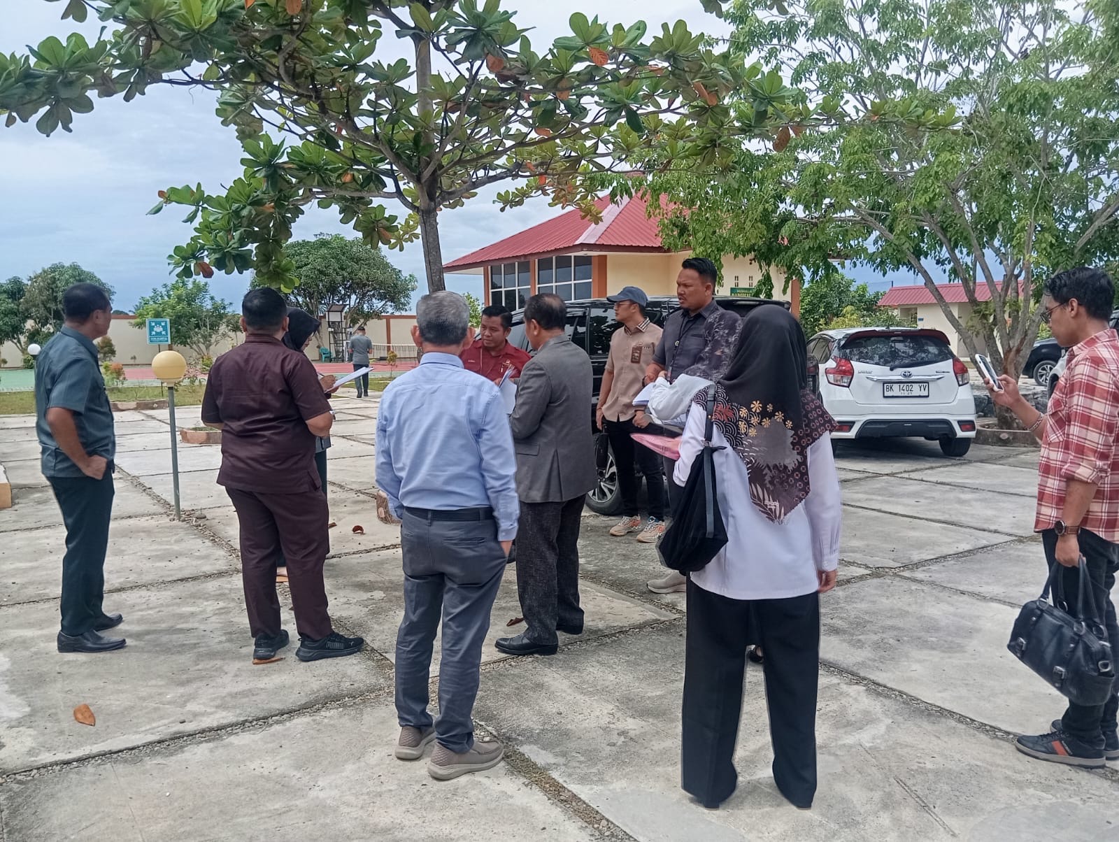 Bangun Sinergitas, Panitera MS Langsa Pimpin Briefing Pagi Petugas Garda Terdepan