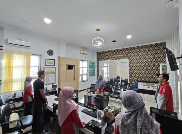 Kolaborasi Bersama RSU Cut Meutia, Pegawai Mahkamah Syar'iyah Langsa Jalani Skrining Layanan Kesehatan