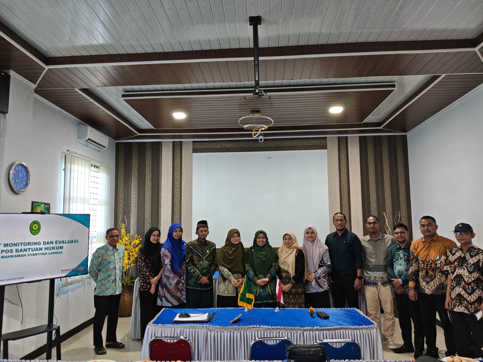 Bangun Tim Kerja yang Solid, MS Langsa Gelar Evaluasi Petugas Keamanan dan Kebersihan