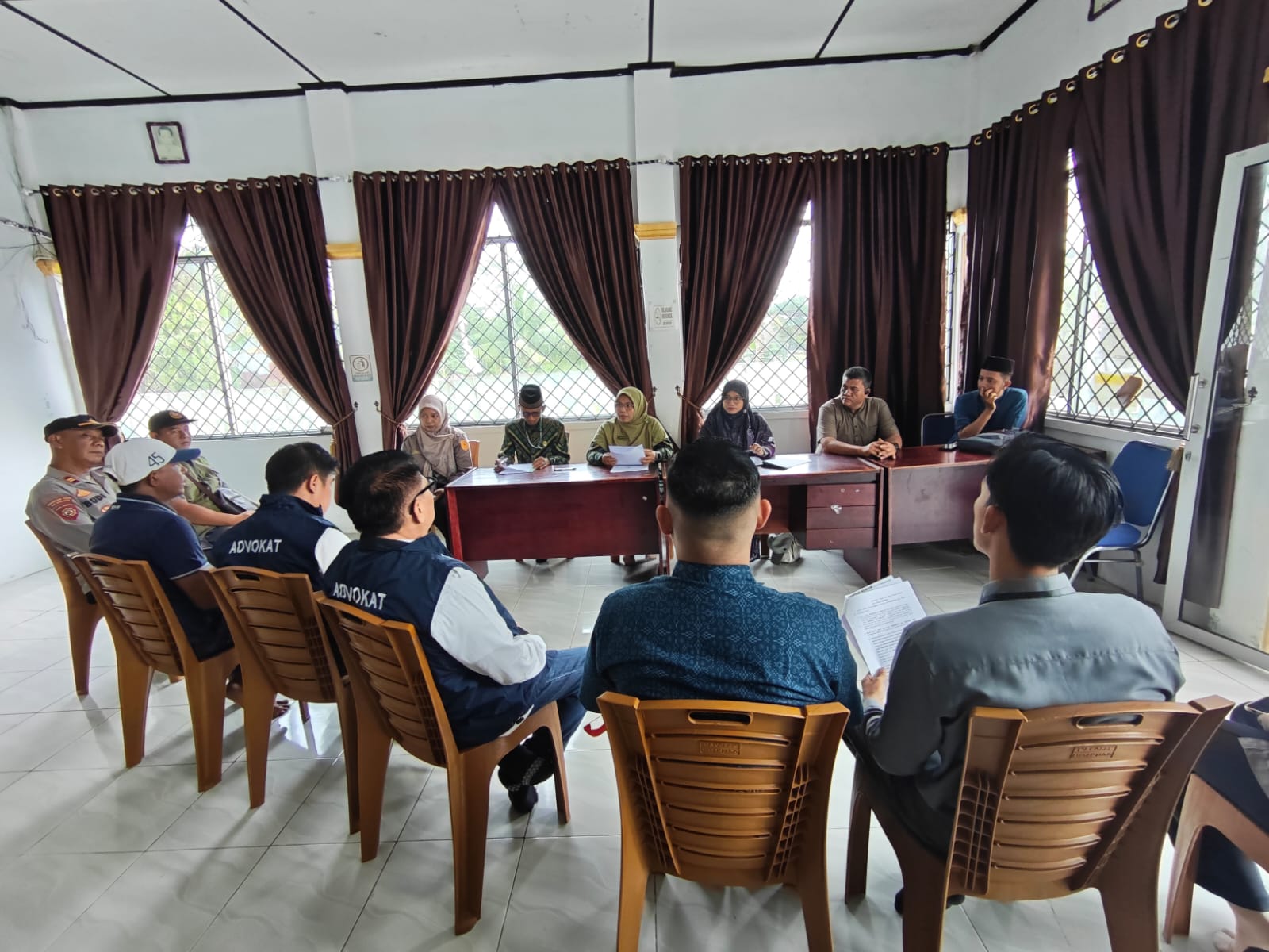 Briefing Pagi Petugas PTSP Oleh Panitera Muda Jinayah MS Langsa: Tanamkan Etos Kerja Garda Terdepan
