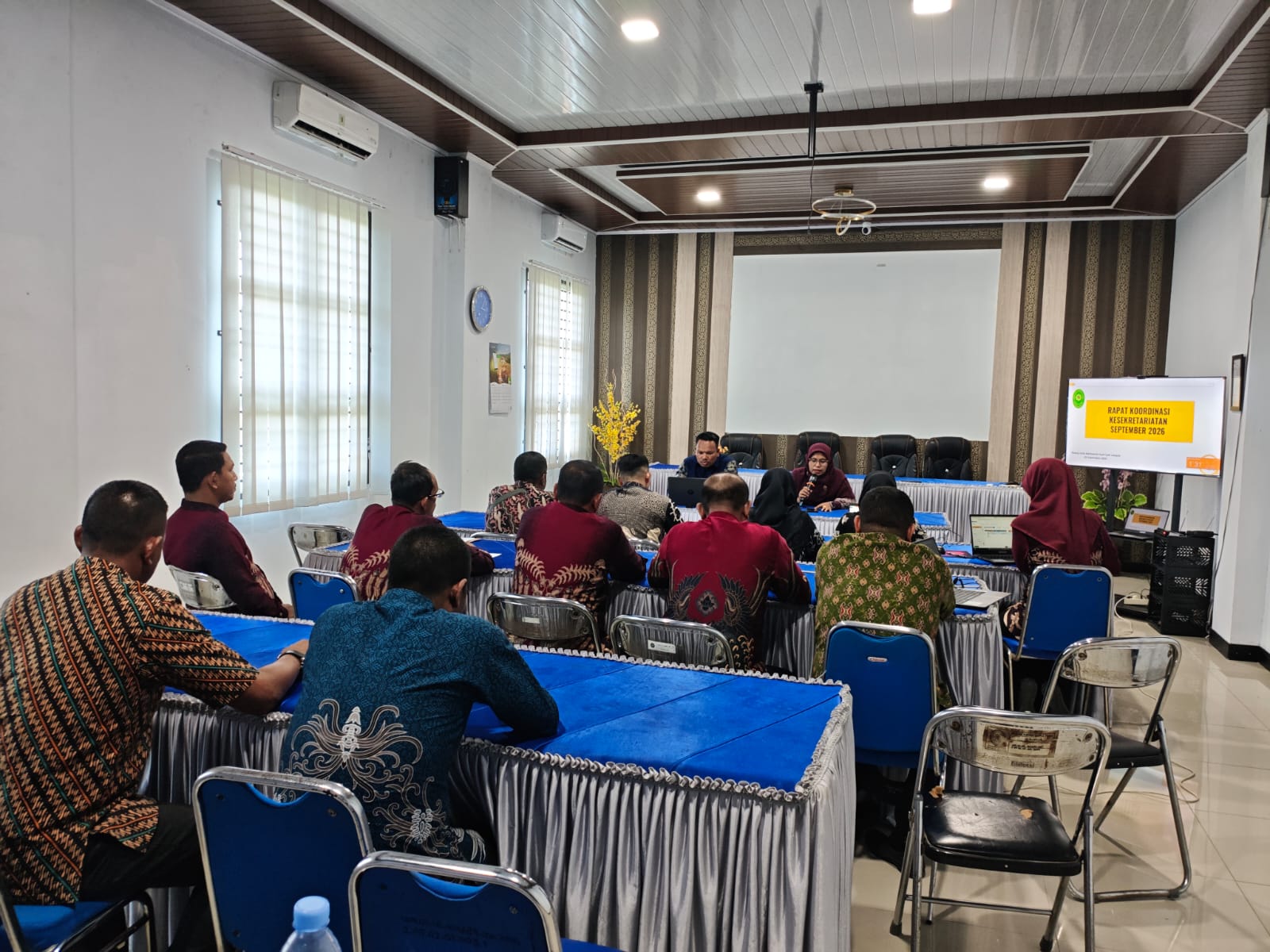 Tutup Rangkaian Aktivitas Kedinasan, Ketua MS Langsa Pimpin Apel Sore Rutin