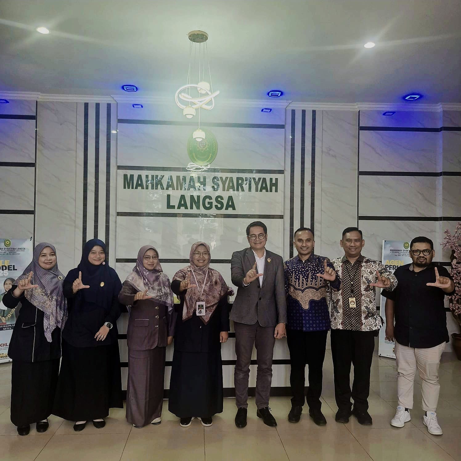 Mahkamah Syar’iyah Langsa Laksanakan Sidang Aanmaning Secara Teleconference